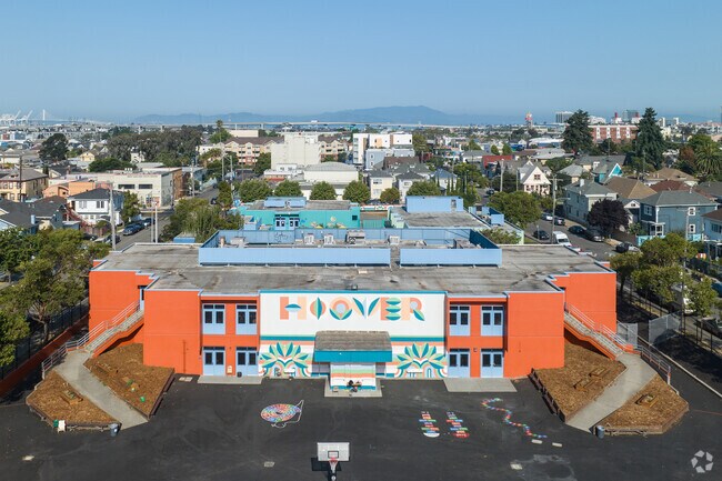 The Hoover Elementary School in Oakland has about 260 students.