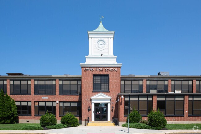 Ewing High School offers college credit courses for eligible Ewingville students.