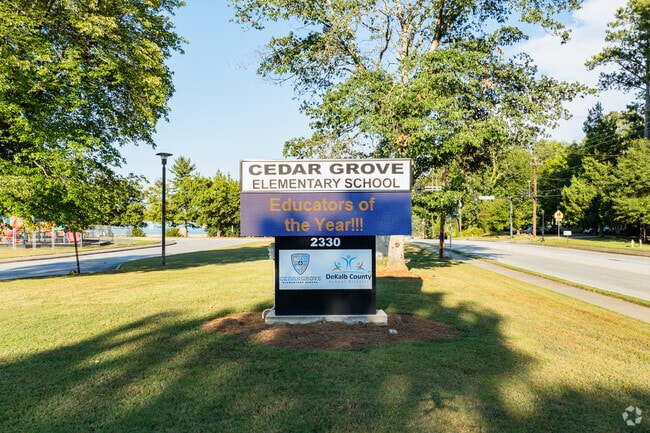 Cedar Grove Elementary School is located at 2330 River Rd, Ellenwood, GA 30294.