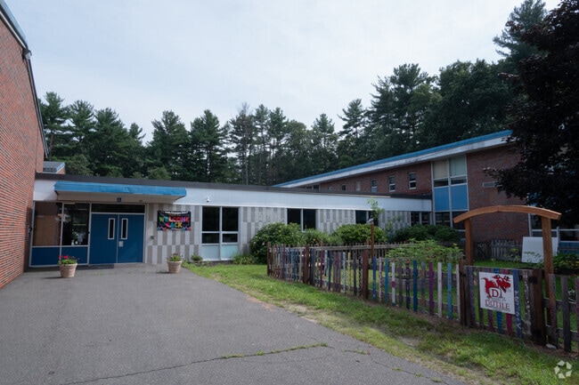Raised garden at Frederick J. Dutile Elementary School