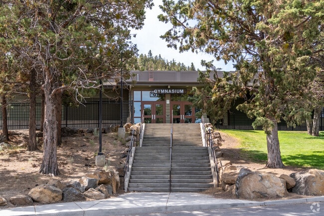 Pilot Butte Middle School has a spacious gymnasium for students in Bend, Oregon.