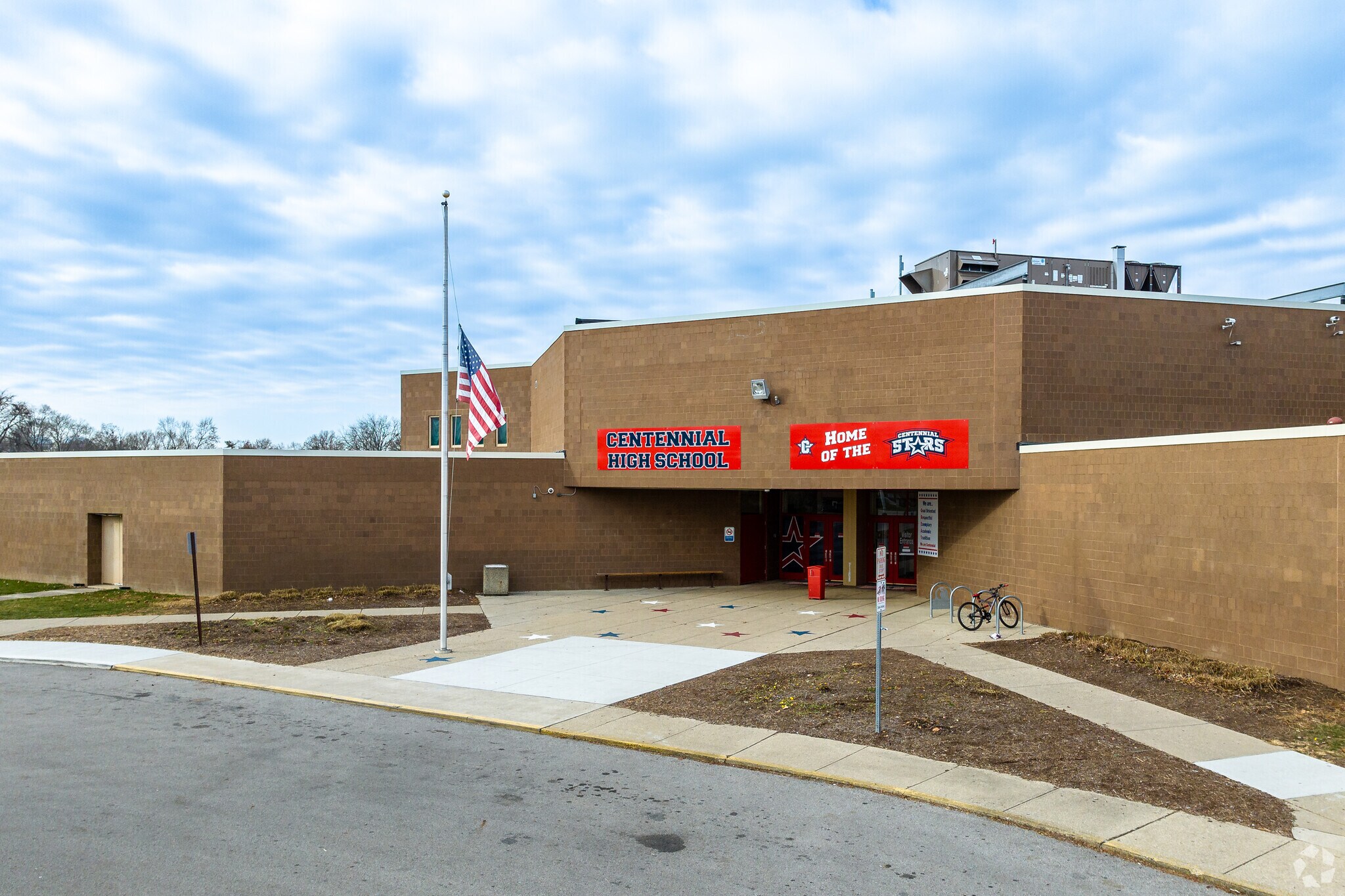 Centennial High School near Tuttle West serves the students in grades 9 -12.