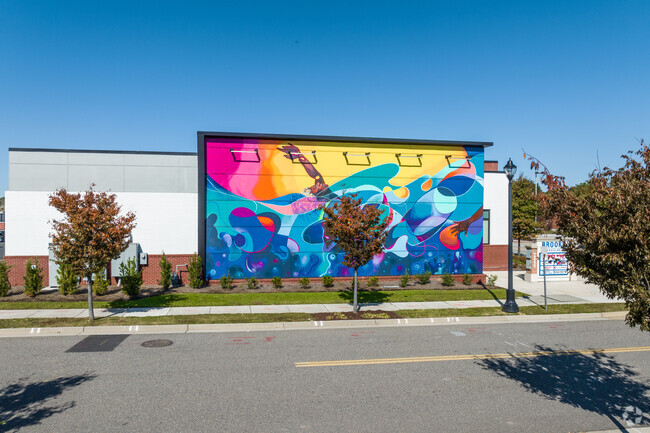 Marshall features many colorful murals throughout the neighborhood.