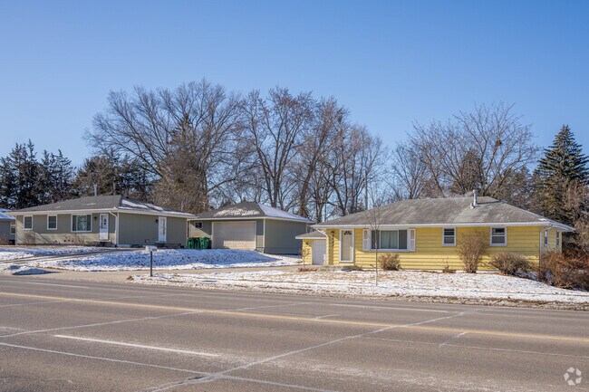 A pair of ranch style homes in the Civic Center neighborhood.