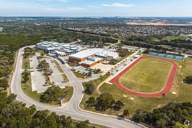Hill Middle School has lots of space for sports and students to thrive.