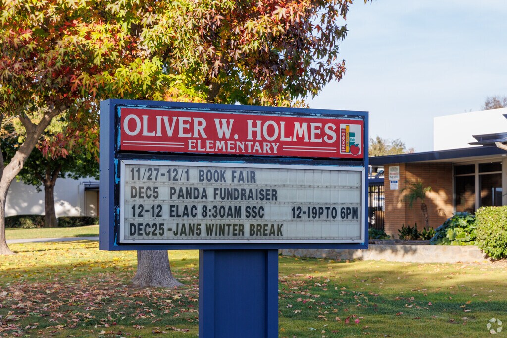 Holmes Elementary School was named after legendary Oliver Wendel Holmes.