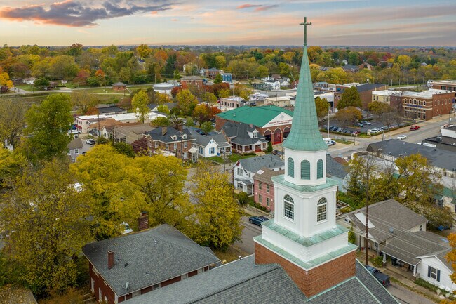 Local character abounds in the Downtown Georgetown area of Georgetown, KY.