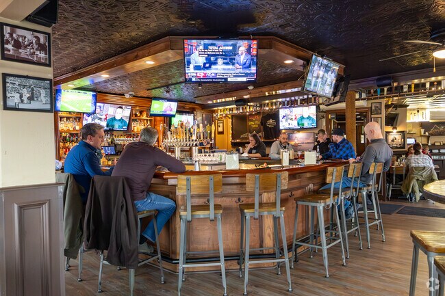 The Bridge View Tavern in Sleepy Hollow Village offers a local beer menu and hearty American cuisine.