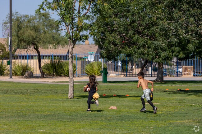 Grijalva Park offers over 3 acres for kids to run free, along with a playground and skate park.