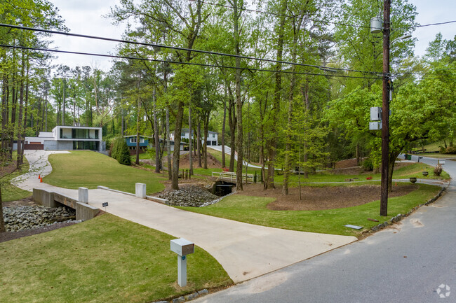 Pine Hills is known for quiet streets and large landscaped lots.