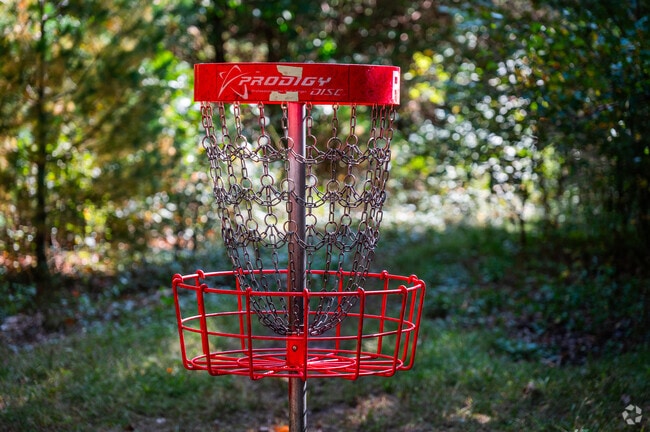 Hawkins Woods offers a full-scale disc golf course carved into the woods of Plainville.
