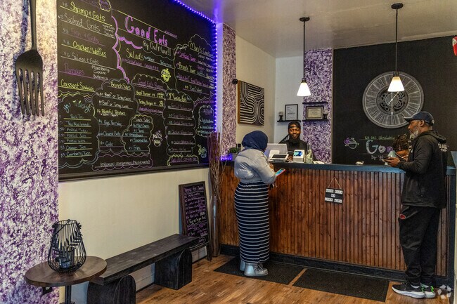 Stop in at Good Eats in Nicetown and try one of Chef Marv's dishes.