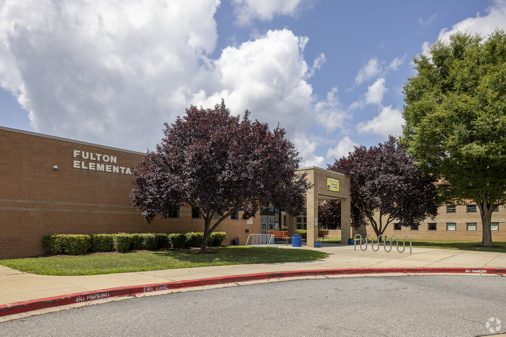 Fulton Elementary School entrance in Outlying Howard County.