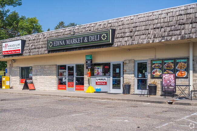 The Edina Market is a local convenience store near the Prospect Knolls neighborhood.