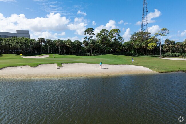 Kings Point Golf in Boca West course features many small prominent lakes for a challenge.