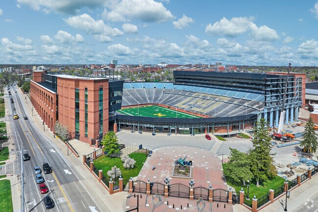 Cheering on the Wolverines in The Big House is conveniently close by to Vernon Downs residents.