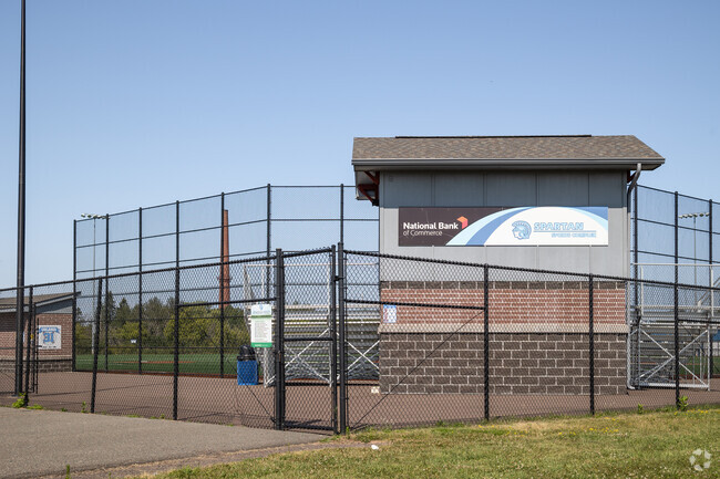 National Bank of Commerce sponsors the sports fields of Superior High School Wisconsin.