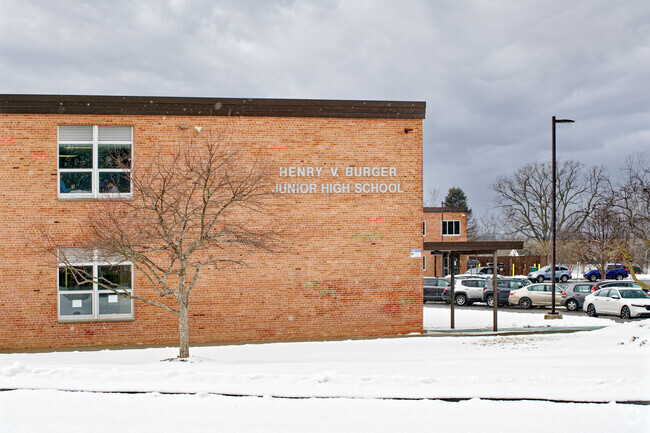 Henry V. Burger Junior High School has 691 students in grades 7-9.