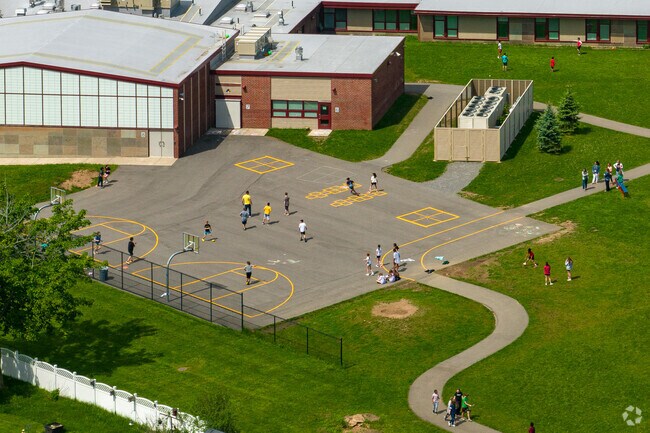 Chestnut Hill Elementary has outdoor areas for students to play.