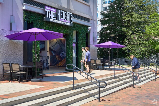 Exciting shops and dining line Wisconsin Ave in Friendship Heights.