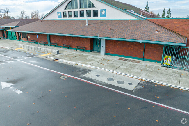 Drop your kids off at Carriage Drive Elementary School.