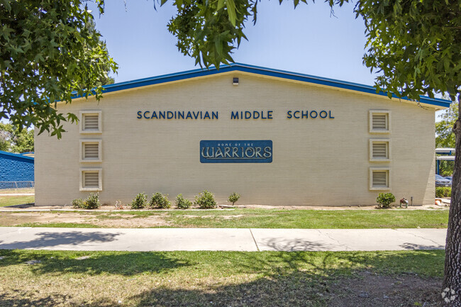 Scandinavian Middle School is a large campus in Fresno.
