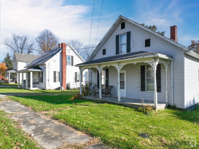 Gothic Revival architecture is a common house style in Sardinia, Ohio.