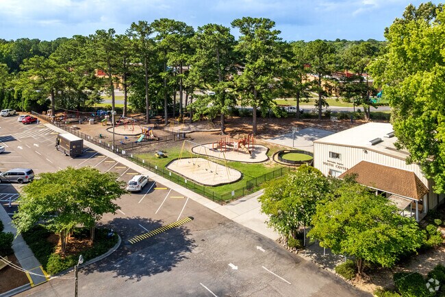 Northside Christian School has a large modern playground.