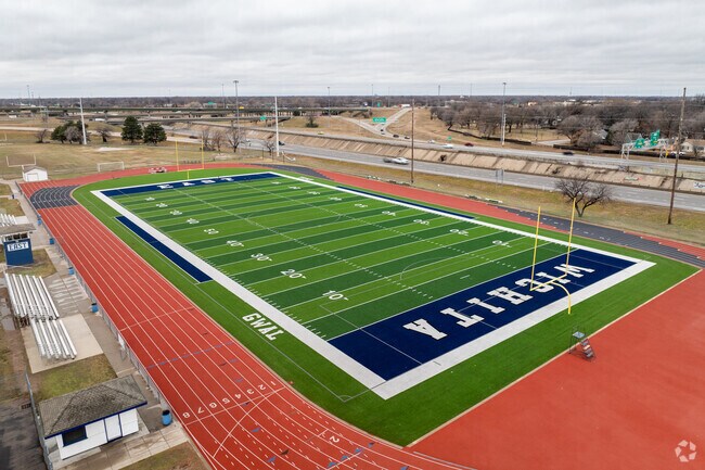 Enjoy a football game at East High School.