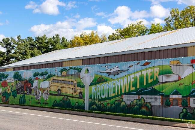 Kronenwetter is a rural community of agriculture, spacious lots, and new construction.