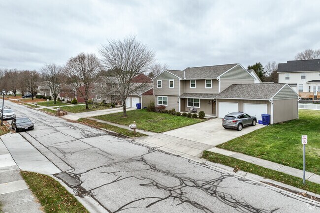 A quiet street in a Troy neighborhood.