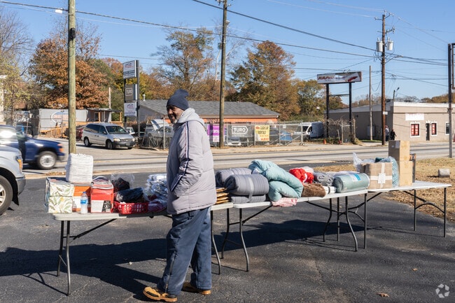 Center Hill residents sell winter essentials to locals in need in Center Hill.
