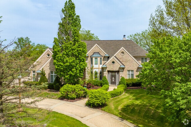 Luxury homes on huge, wooded lots can be yours in Goodenow.