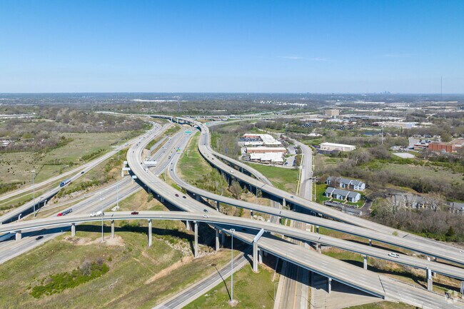 Downtown Kansas City is a twenty minute drive from the White Oak Neighborhood.