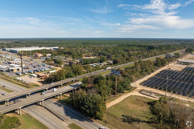 Hwy 98 leads to Interstate 10 to the North, a direct route to Mobile, AL.
