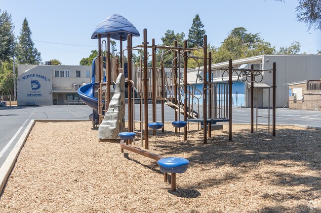 Notre Dame School serves students in grades PK-8.