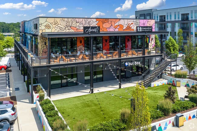 South Square has a good mix of retail and restaurants.