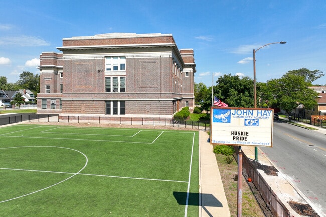 John Hay Elementary Community Academy is the home of the Huskies in the Austin neighborhood.