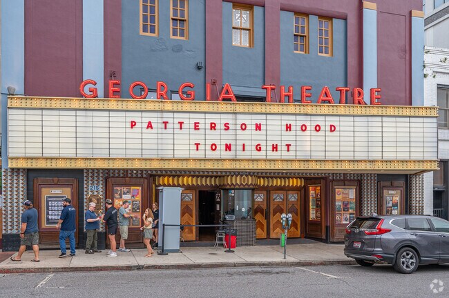 The historical Georgia Theater in downtown Athens is a hotspot amongst Cobbham locals.