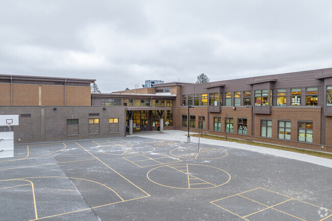 Westview Elementary is located near the Spokane river.