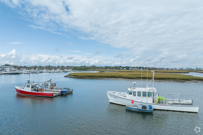 Fishing boats can be seen leaving Ocean Bluff-Brant Rock early each morning.