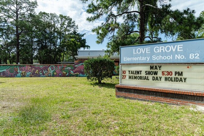 Love Grove Elementary is a C rated school according to Niche.