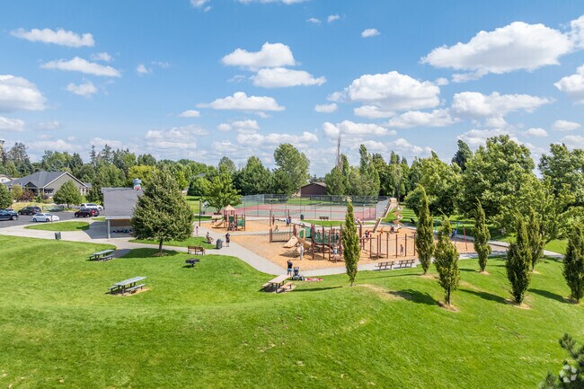 Sky Prairie park attracts lots of locals to get outside in the Five Mile neighborhood.