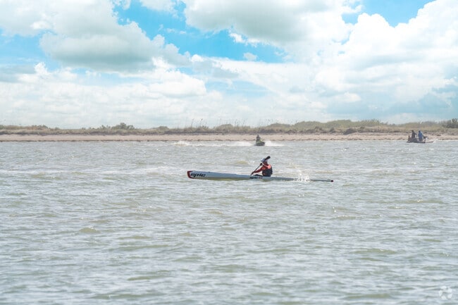 Kayaking is popular in the Laguna Bay area in west South Padre Island.