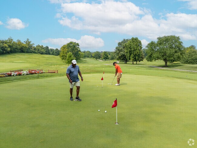 These two Golf Manor locals enjoy a round at Losantiville Country Club.