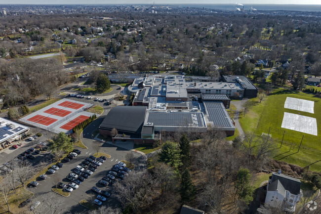 Fairfield Woods Middle School at 1115 Fairfield Woods Road in Fairfield, CT.