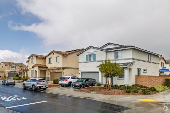 New Traditional tract homes are found in gated communities in Chaparral Hills.