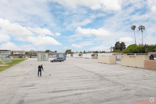 Towers Elementary School in West Torrance, CA has a large outdoor space for students.