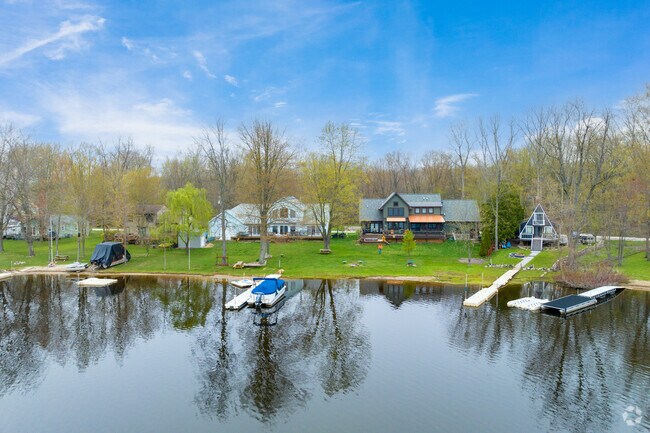 Northfield Township has many well maintained waterfront homes.
