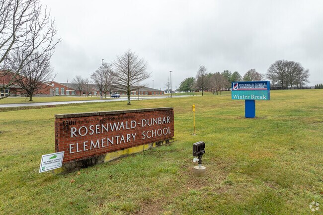 The student population of Rosenwald Dunbar Elementary School is 518.